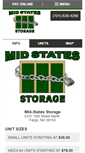 Mobile Screenshot of midstatesstorage.com